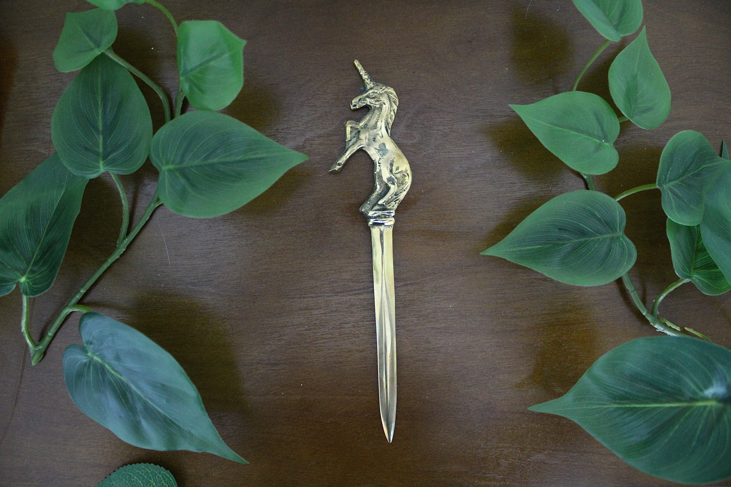 Brass Unicorn Letter Opener