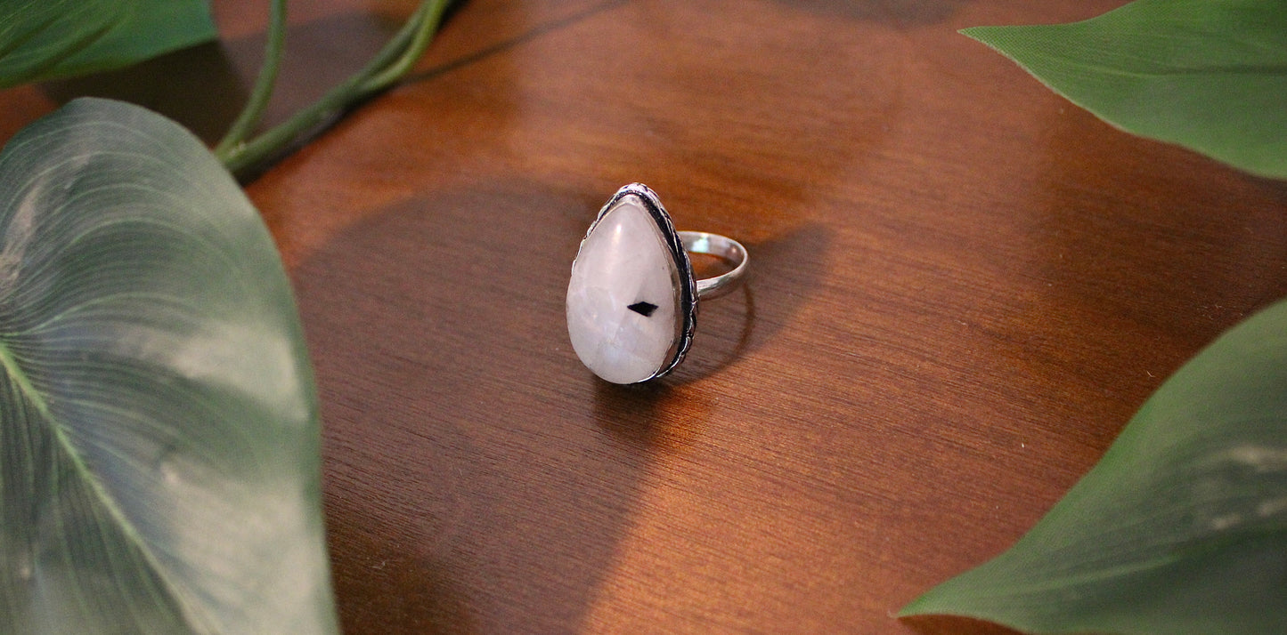 Sterling Silver Moonstone Ring